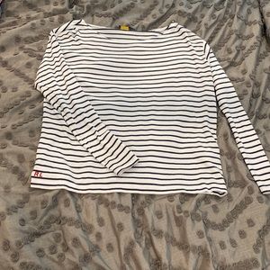 Ralph Lauren navy & white striped crew neck - Sz XL